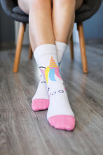 Load image into Gallery viewer, Unicorn berfótasokkar