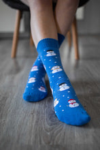 Load image into Gallery viewer, Belenka vetrarberfótasokkar - Snowman